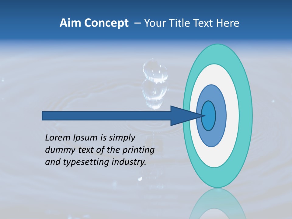 Drops Water Drop PowerPoint Template