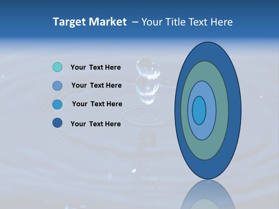 Drops Water Drop PowerPoint Template