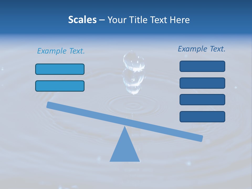 Drops Water Drop PowerPoint Template