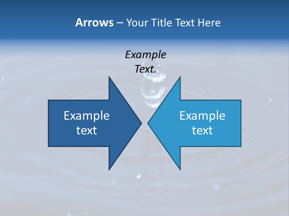 Drops Water Drop PowerPoint Template
