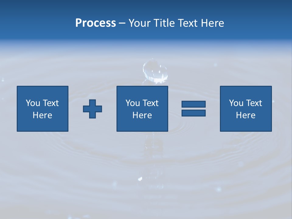 Drops Water Drop PowerPoint Template