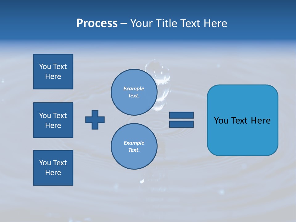Drops Water Drop PowerPoint Template