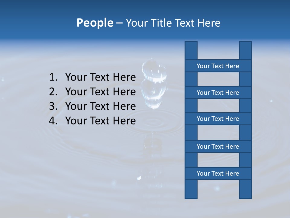 Drops Water Drop PowerPoint Template