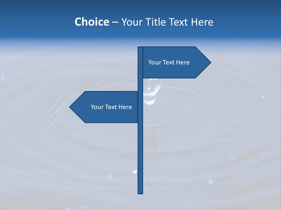 Drops Water Drop PowerPoint Template
