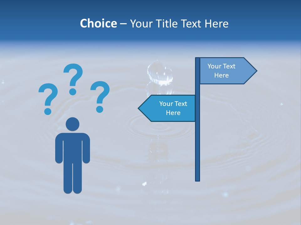 Drops Water Drop PowerPoint Template