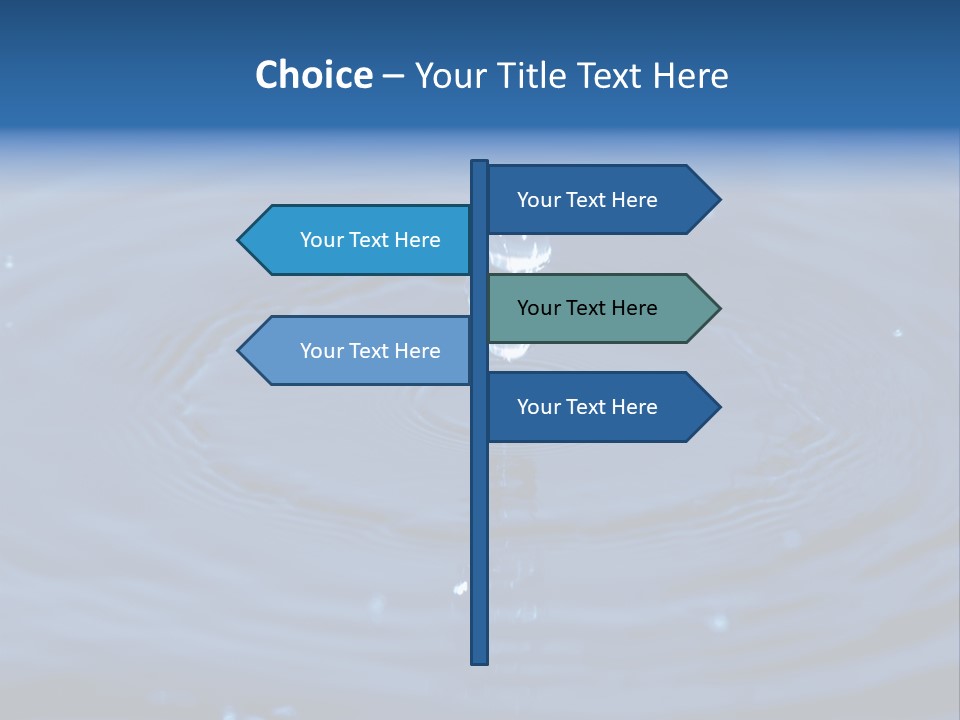 Drops Water Drop PowerPoint Template