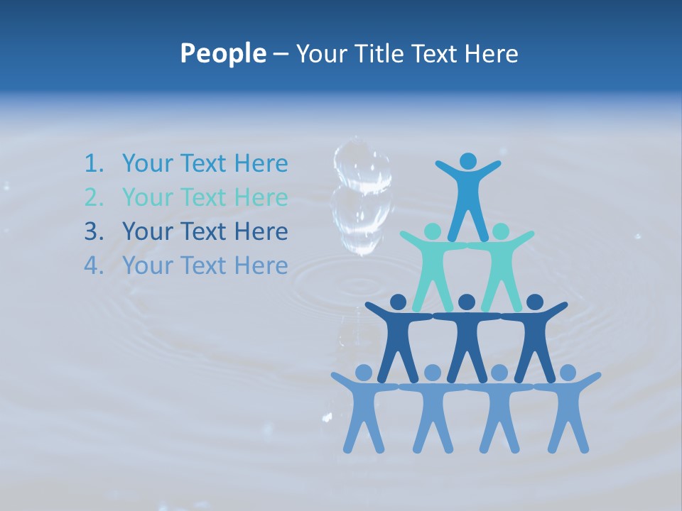 Drops Water Drop PowerPoint Template