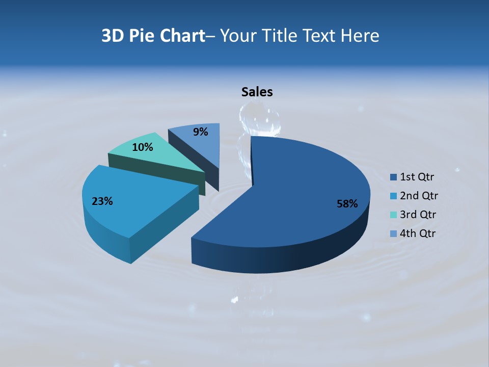 Drops Water Drop PowerPoint Template