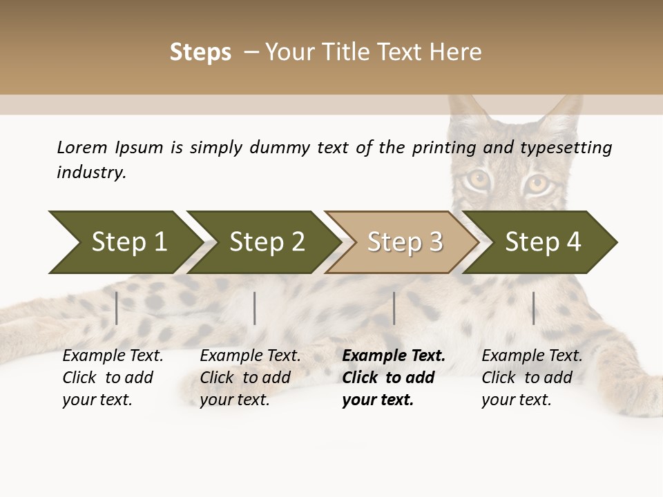 Isolated Wild Spotted PowerPoint Template