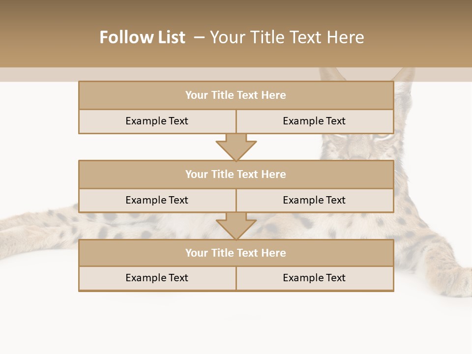 Isolated Wild Spotted PowerPoint Template