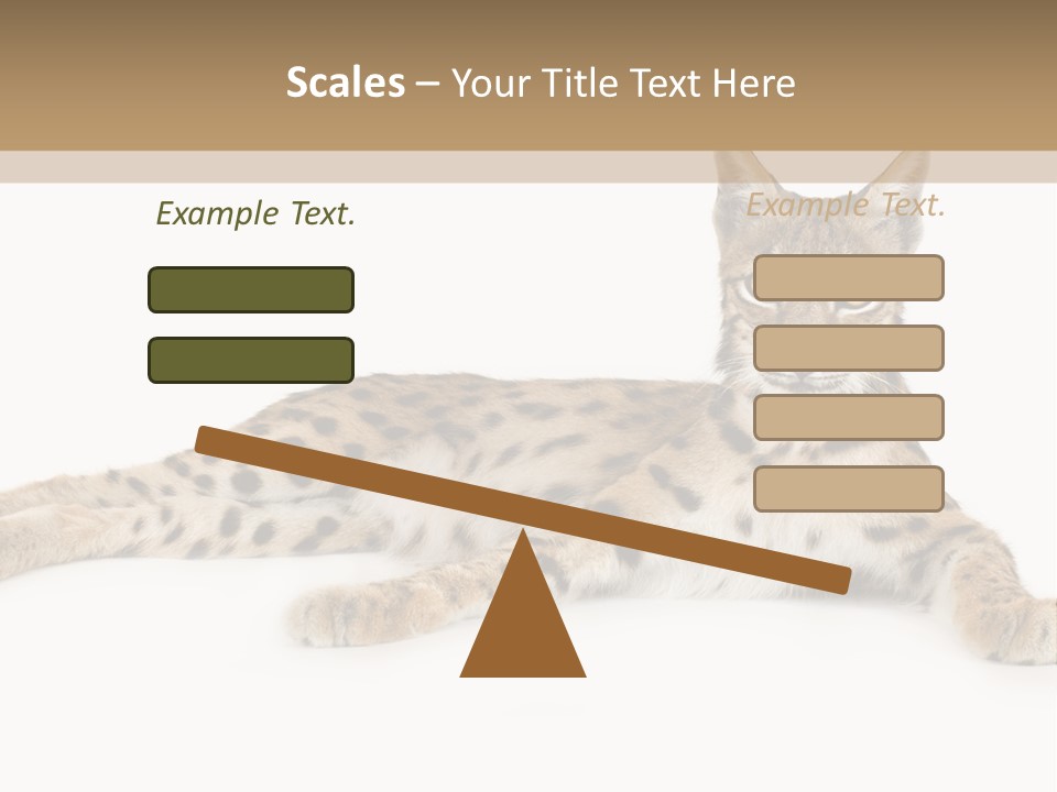 Isolated Wild Spotted PowerPoint Template