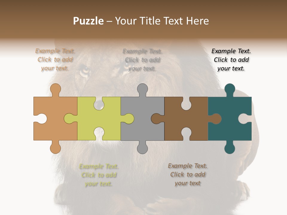 Laying Creature Lying Down PowerPoint Template