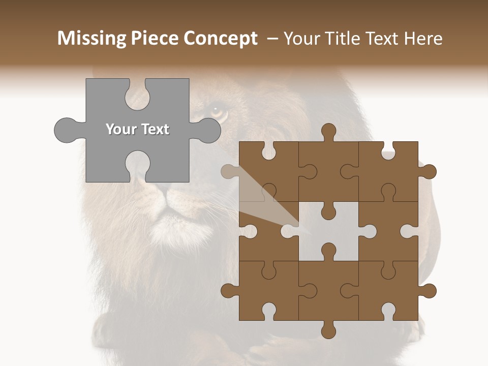 Laying Creature Lying Down PowerPoint Template