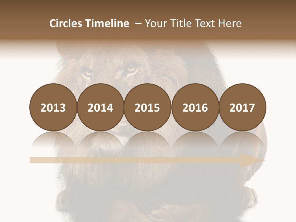 Laying Creature Lying Down PowerPoint Template