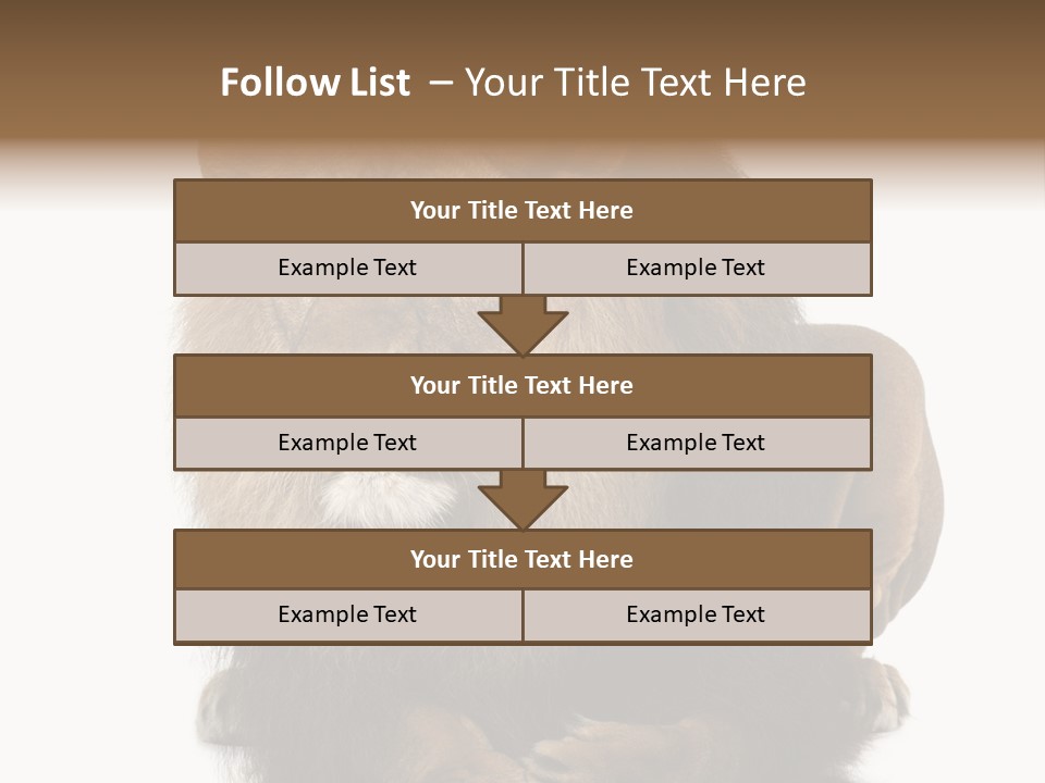Laying Creature Lying Down PowerPoint Template