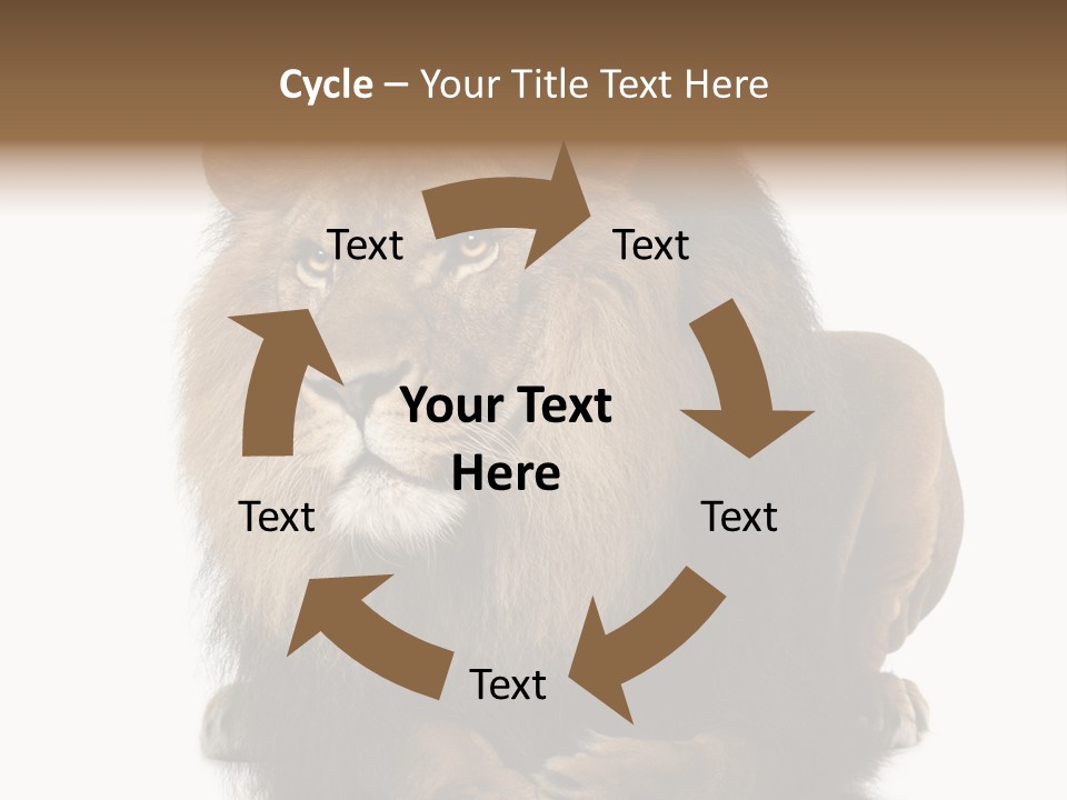 Laying Creature Lying Down PowerPoint Template