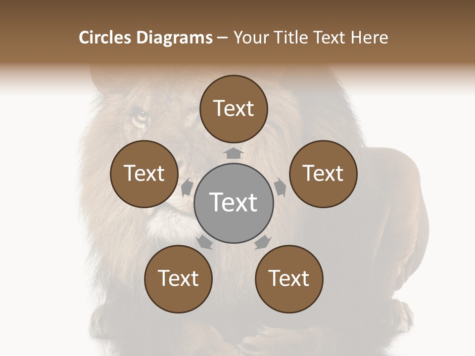 Laying Creature Lying Down PowerPoint Template