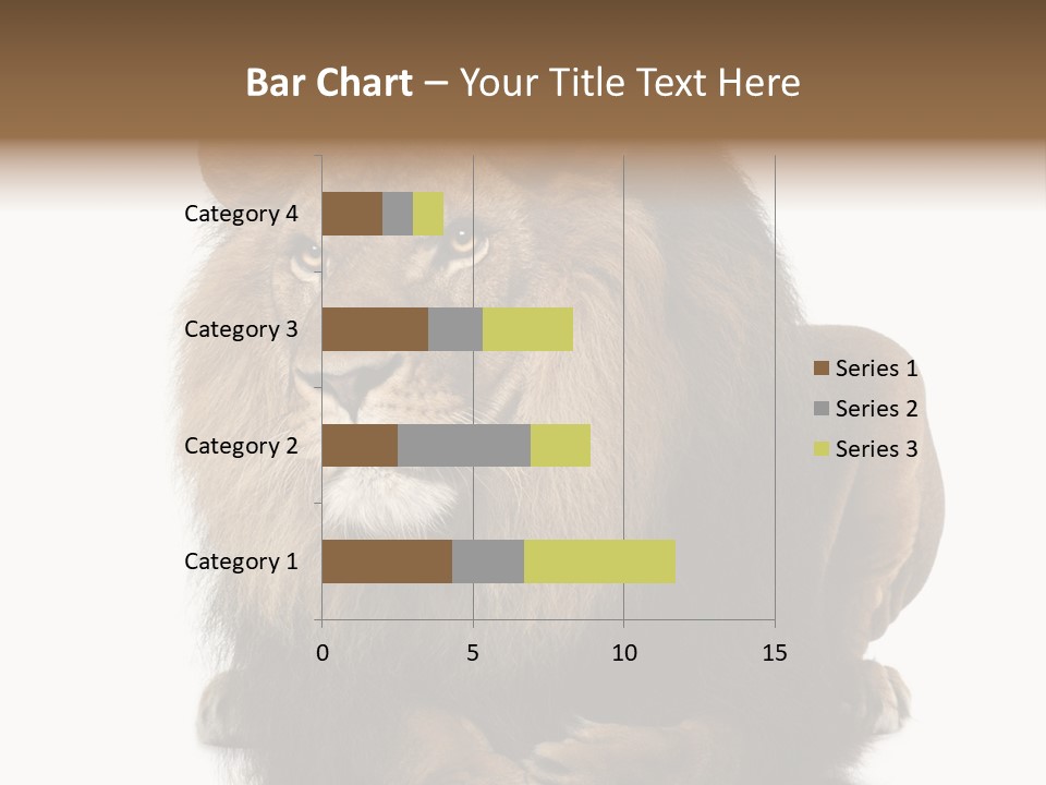 Laying Creature Lying Down PowerPoint Template