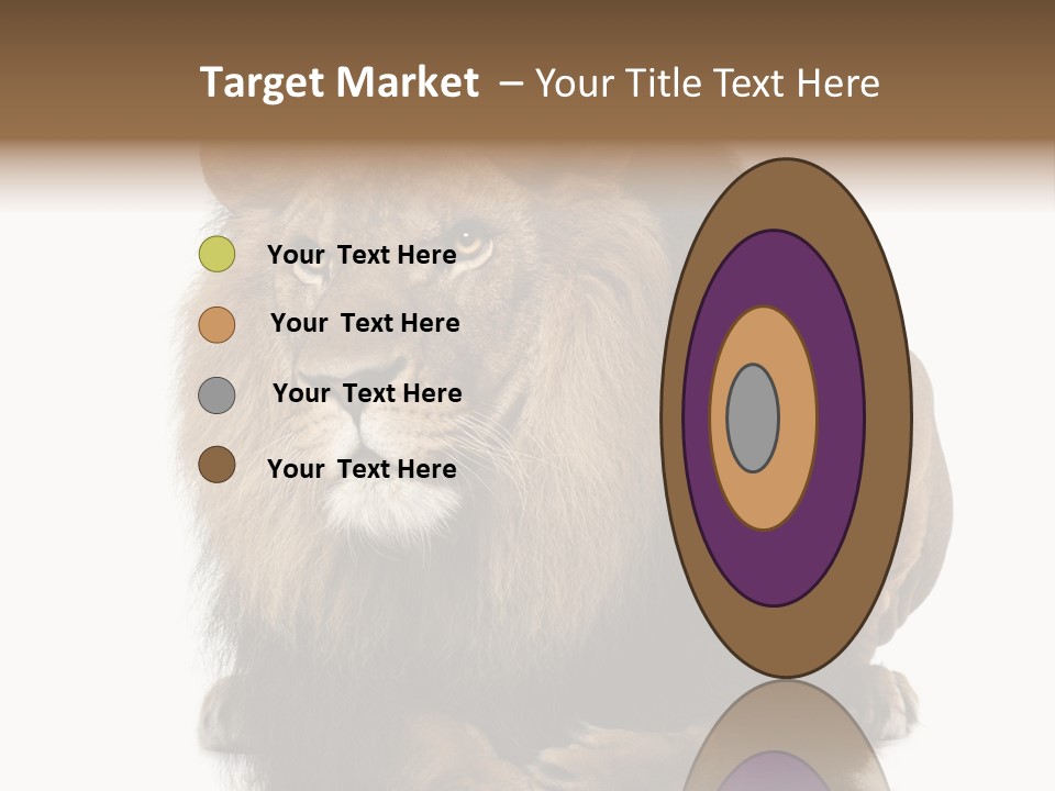 Laying Creature Lying Down PowerPoint Template