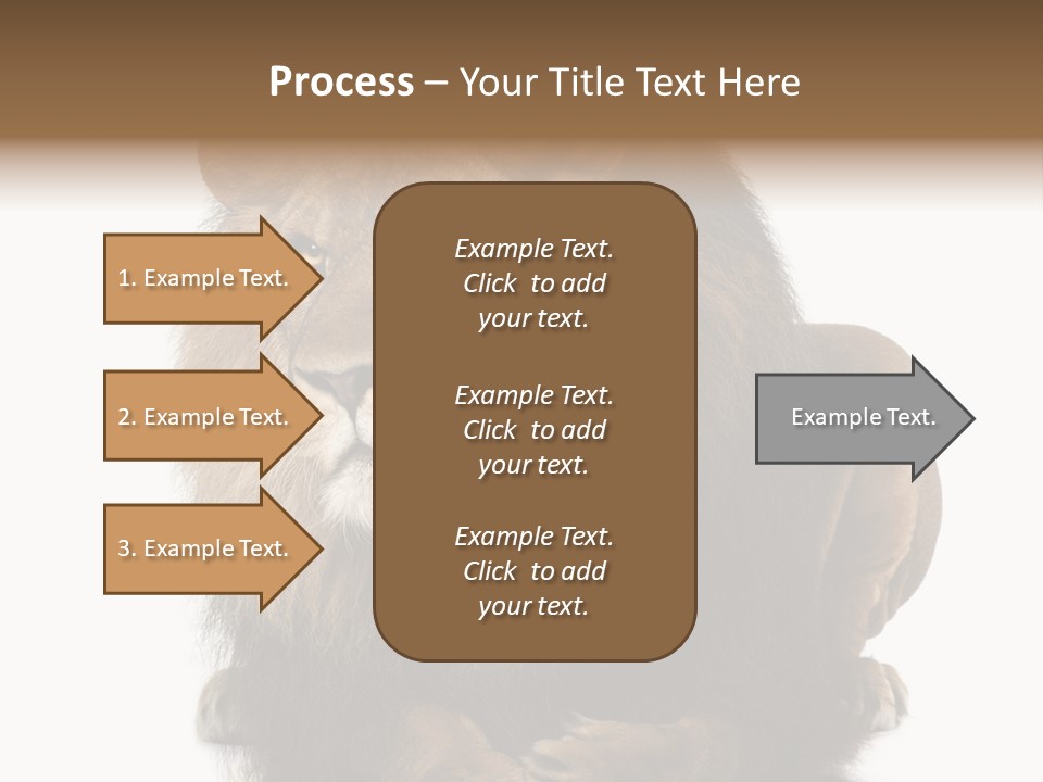 Laying Creature Lying Down PowerPoint Template