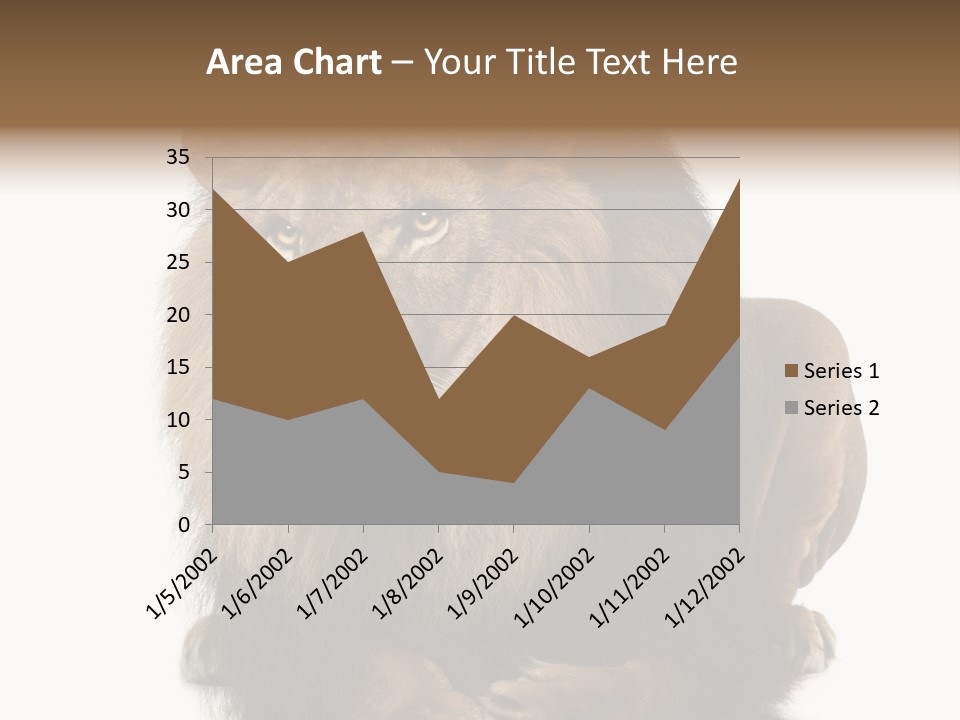Laying Creature Lying Down PowerPoint Template