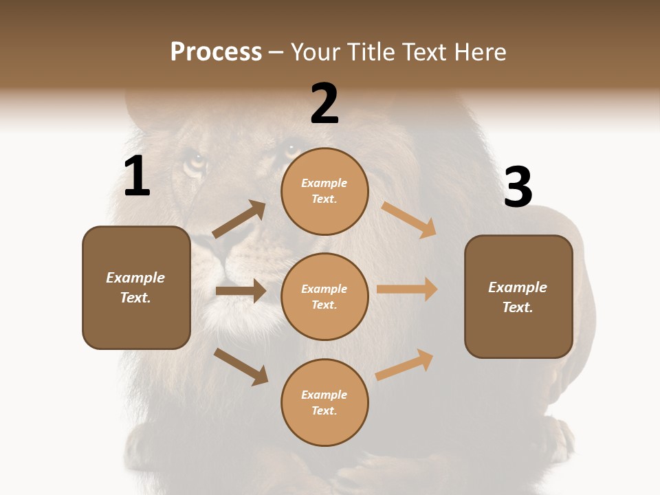 Laying Creature Lying Down PowerPoint Template