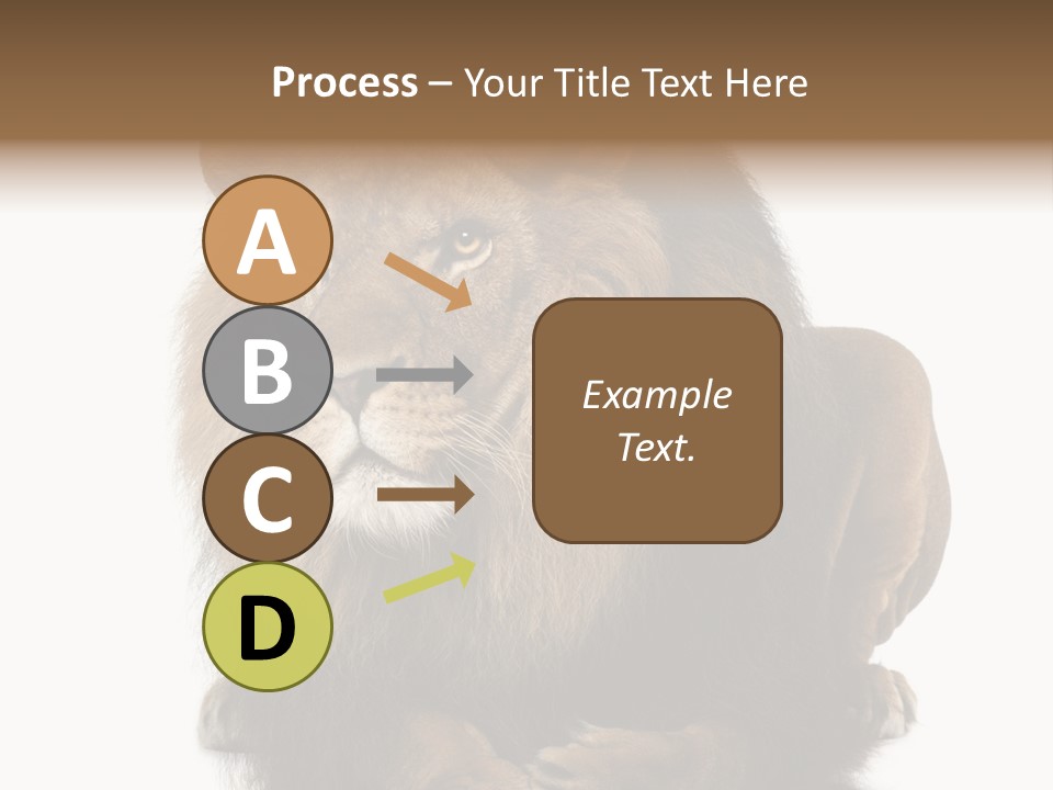 Laying Creature Lying Down PowerPoint Template