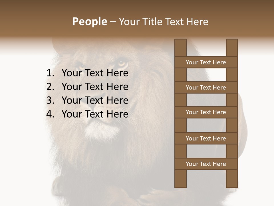 Laying Creature Lying Down PowerPoint Template