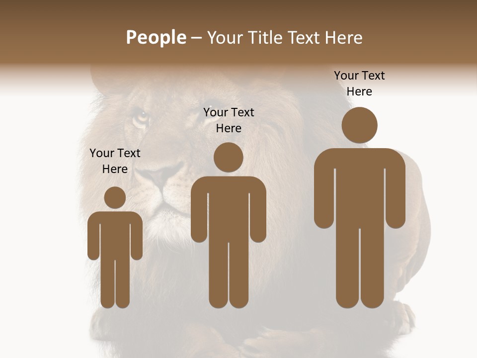 Laying Creature Lying Down PowerPoint Template