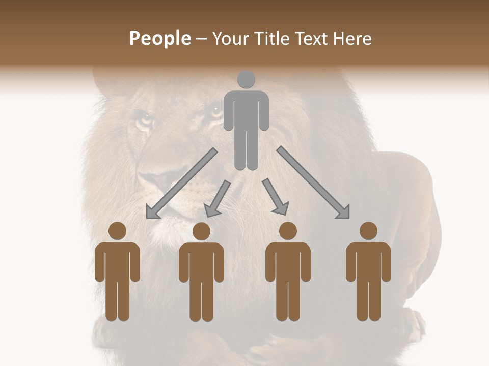 Laying Creature Lying Down PowerPoint Template