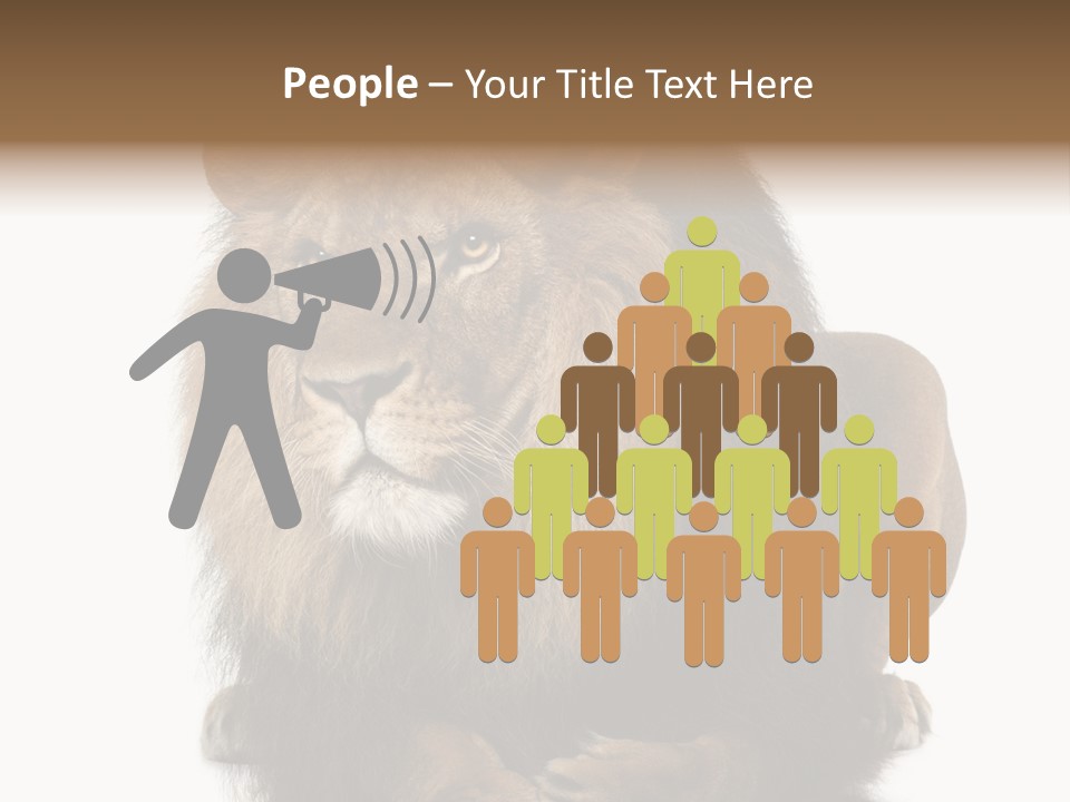 Laying Creature Lying Down PowerPoint Template