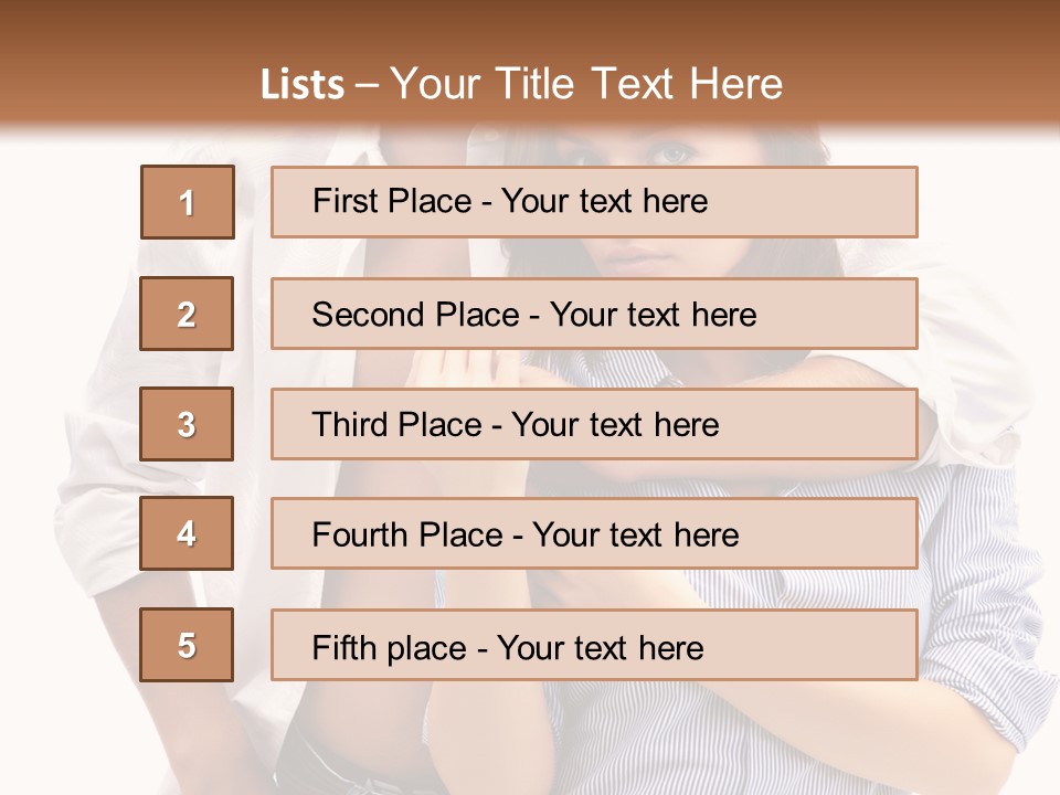 Beauty Beautiful Closeup PowerPoint Template