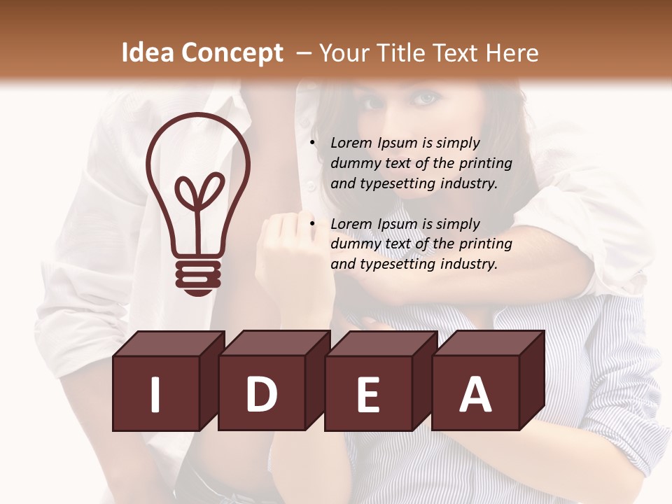 Beauty Beautiful Closeup PowerPoint Template