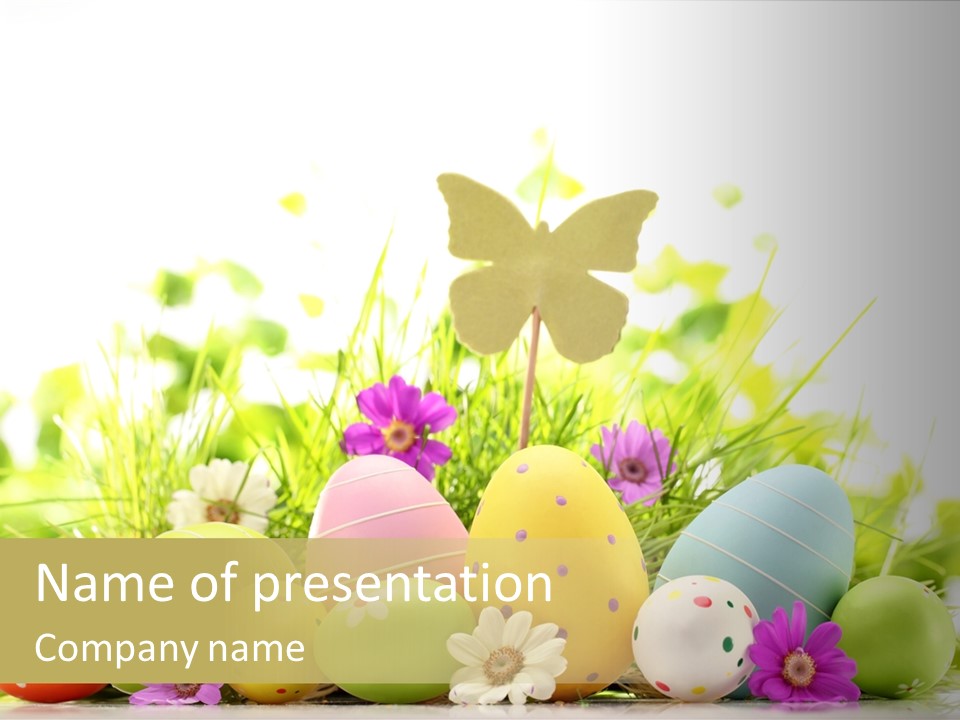 Seasonal White Nature PowerPoint Template