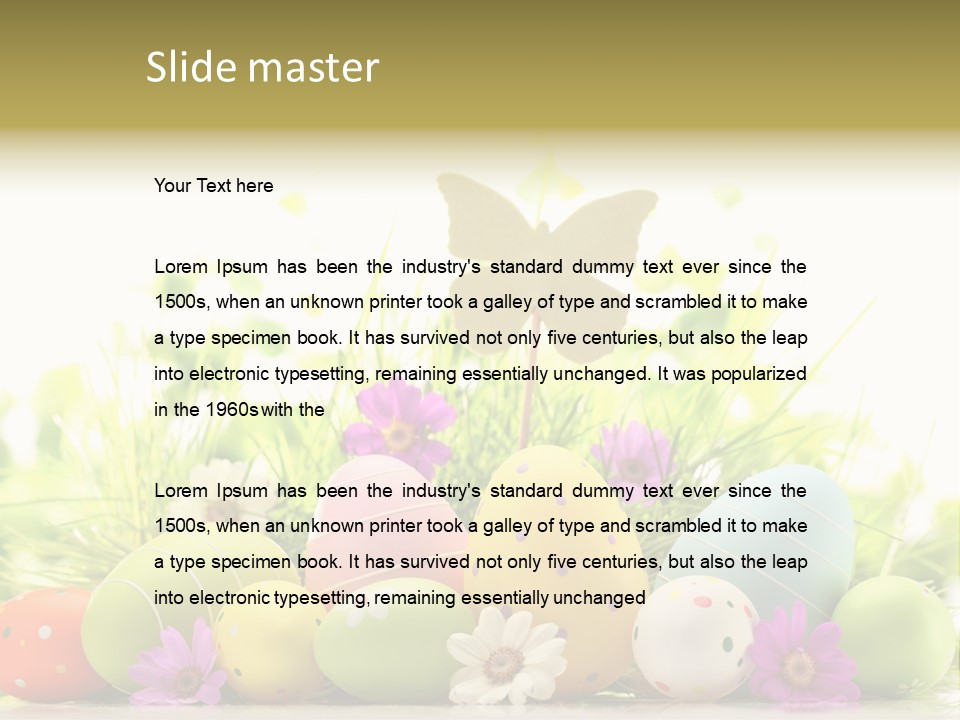 Seasonal White Nature PowerPoint Template