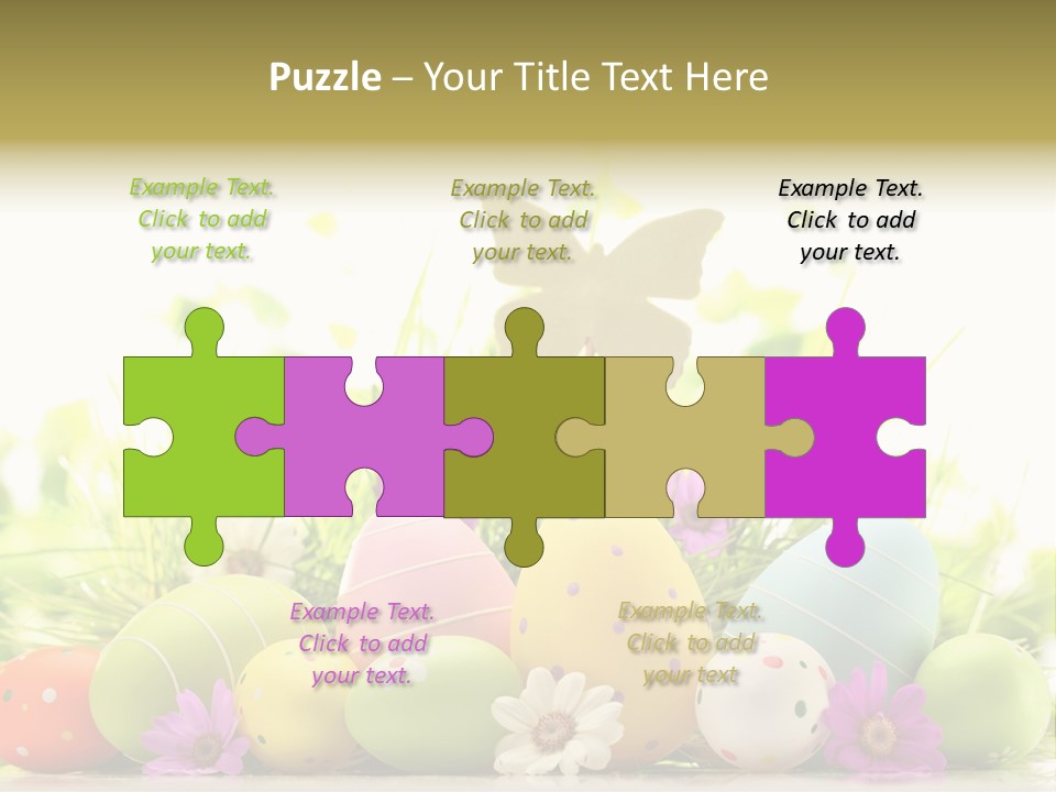 Seasonal White Nature PowerPoint Template