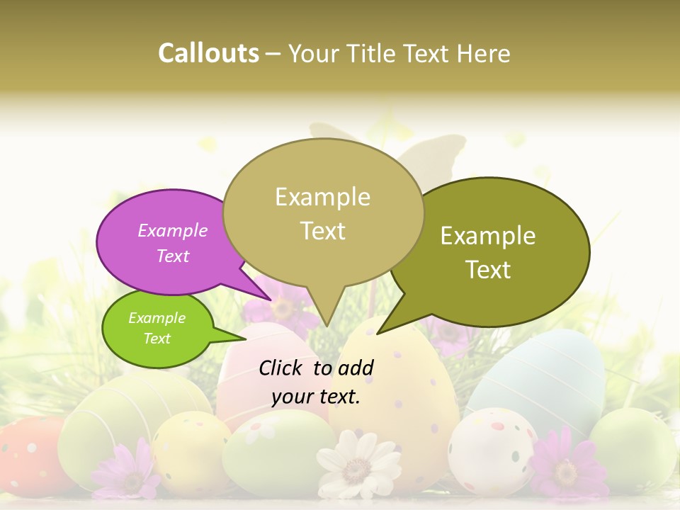 Seasonal White Nature PowerPoint Template