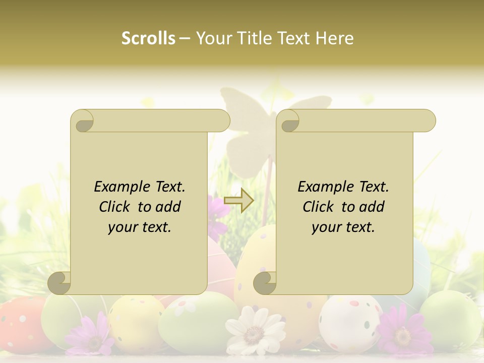 Seasonal White Nature PowerPoint Template