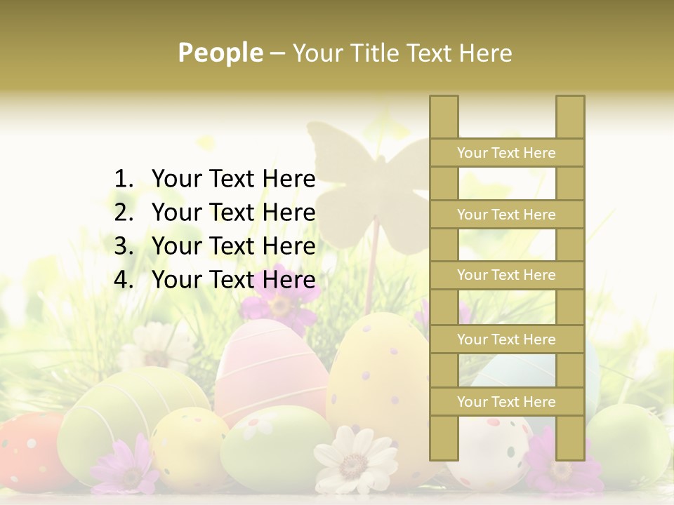 Seasonal White Nature PowerPoint Template