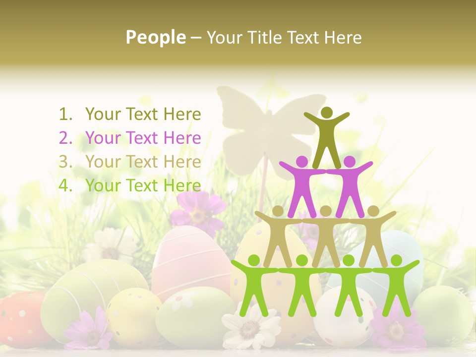 Seasonal White Nature PowerPoint Template