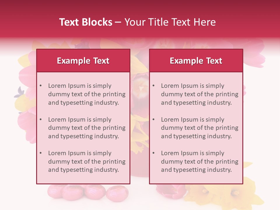 Narcissus White Vase PowerPoint Template