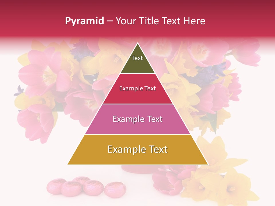 Narcissus White Vase PowerPoint Template