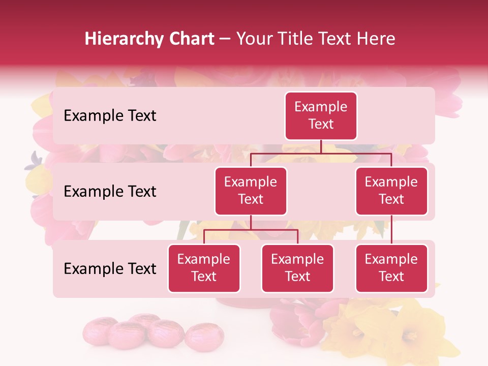 Narcissus White Vase PowerPoint Template