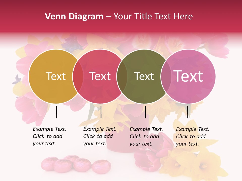 Narcissus White Vase PowerPoint Template