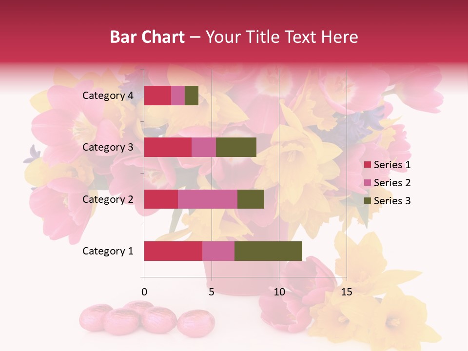 Narcissus White Vase PowerPoint Template