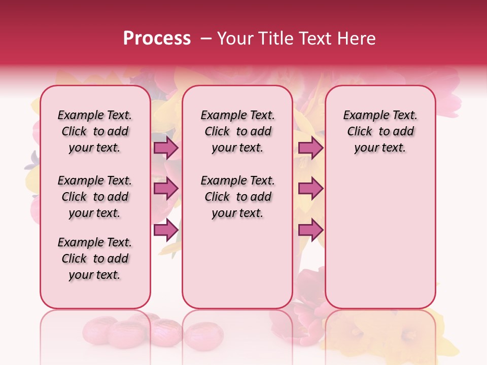Narcissus White Vase PowerPoint Template