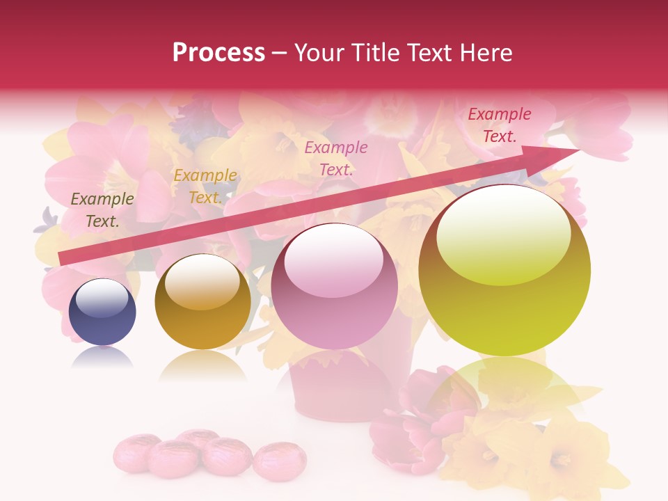 Narcissus White Vase PowerPoint Template