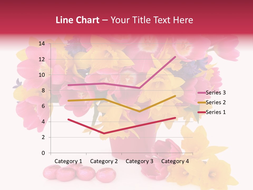Narcissus White Vase PowerPoint Template
