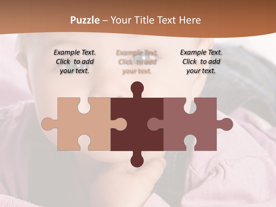 Isoliert Little Krabbelt PowerPoint Template