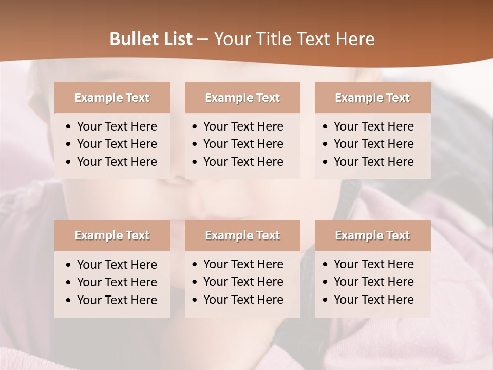 Isoliert Little Krabbelt PowerPoint Template